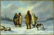 Indians in a Snowy Landscape